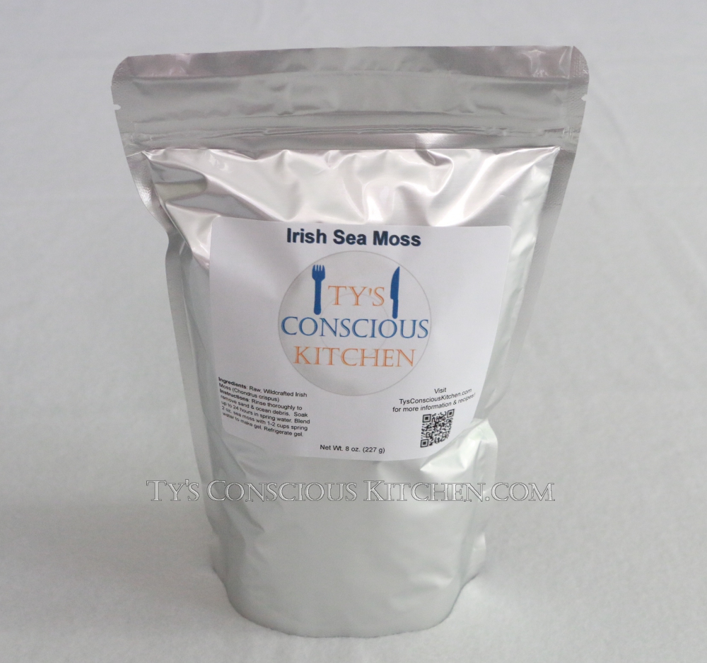 Irish Moss : Wildcrafted, Raw, Golden: 8 Ounces - Ty's ...