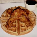 Alkaline Electric Vegan “Chicken” & Waffles